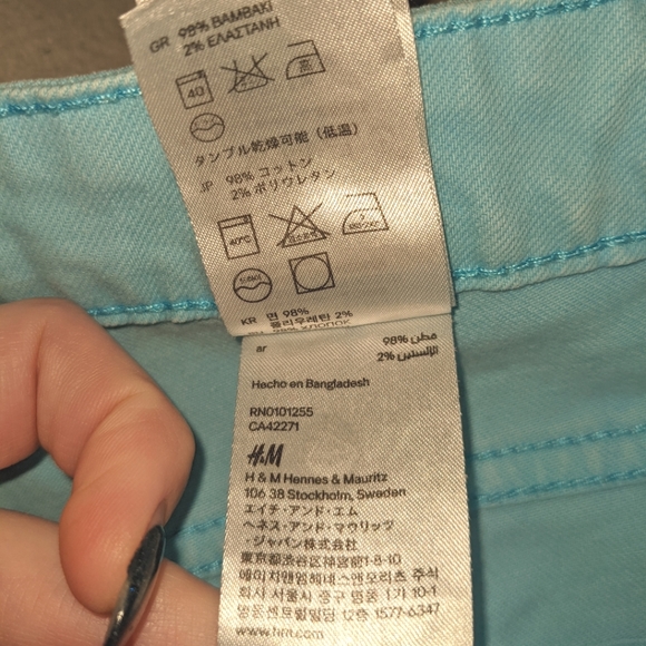 Last chance! H&M Womens Straight Leg Blue Jeans Size 10 - Picture 5 of 13